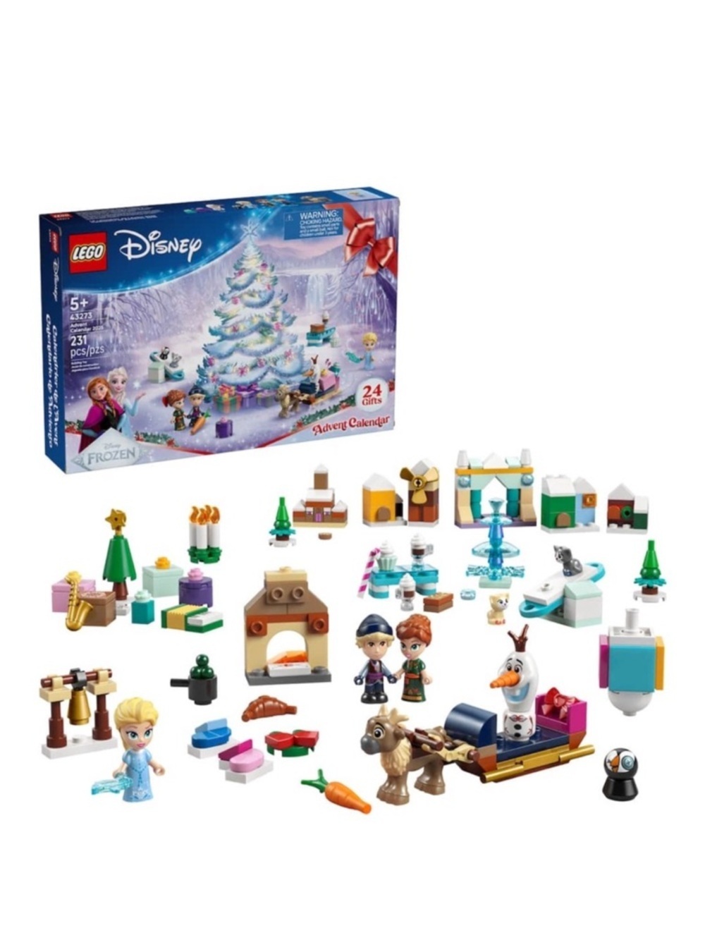 LEGO Disney Frozen Holiday Advent Calendar Set - Multicolor
